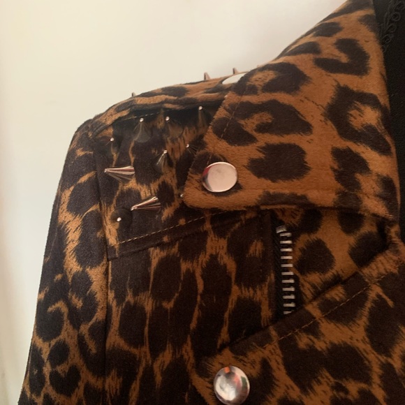 UNIF Leopard Moto Jacket🐆 - Picture 4 of 6
